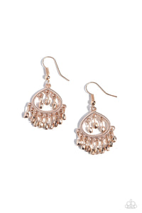 Persian Persuasion - Rose Gold - Paparazzi Accessories - Earring