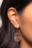 Persian Persuasion - Rose Gold - Paparazzi Accessories - Earring