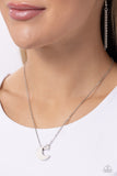 Low-Key Lunar - Silver - Paparazzi Accessories - Necklace