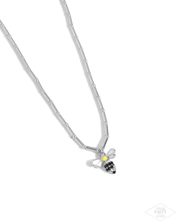 Bees Knees - Yellow - Paparazzi Accessories- Necklace- PRECLAIM 12.6