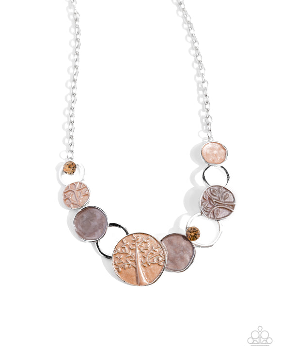 Forest Fling - Brown - Paparazzi Accessories - Necklace