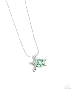 Sea Turtle Statement - Green - Paparazzi Accessories - Necklace