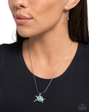 Sea Turtle Statement - Green - Paparazzi Accessories - Necklace