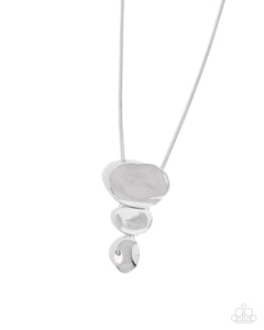 Cascading Commercial - Silver - Paparazzi Accessories - Necklace