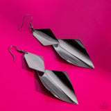 Skillfully Sheared - Black - Paparazzi Accessories - Earring- PRECLAIM