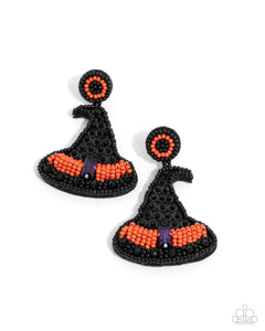 Witch Hunt - Black - Paparazzi Accessories - Earring