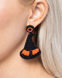 Witch Hunt - Black - Paparazzi Accessories - Earring