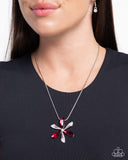 Potent Pattern - Pink - Paparazzi Accessories - Necklace- PRECLAIM