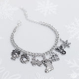 Christmas Classics - Silver - Paparazzi Accessories - Bracelet- PRE-CLAIM 11/11