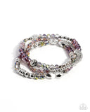 Stellar Salvage - Purple - Paparazzi Accessories - Bracelet - PRECLAIM