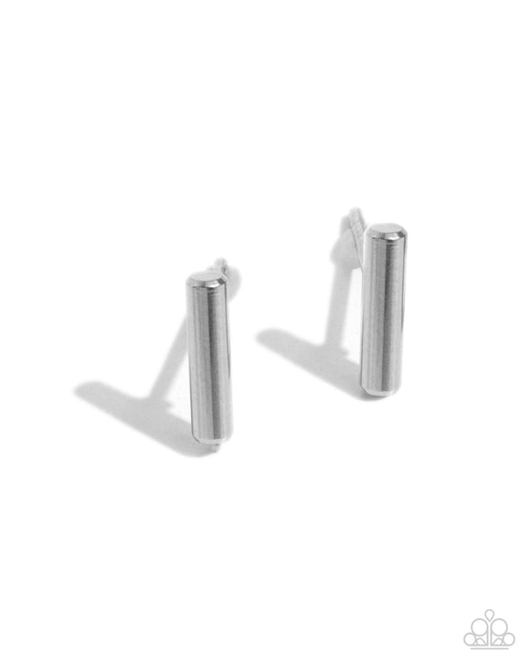 Simply Stainless - Silver - Paparazzi Accessories - Earring - PRECLAIM 11/7