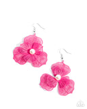 PETAL the Score - Pink - Paparazzi Accessories - Earring - PRESALE