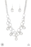 Show-Stopping Shimmer-White - Paparazzi Accessories - Necklace - Jewelry with Erin Binford