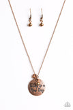 New Day, New Beginnings - Copper - Paparazzi Accessories - Necklace