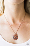 New Day, New Beginnings - Copper - Paparazzi Accessories - Necklace