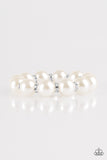 Here Comes The BRIDESMAID - White _ Paparazzi Accessories - Bracelet - Jewelry with Erin Binford