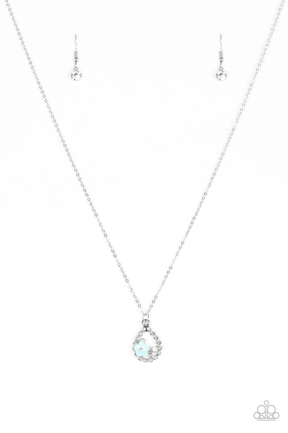 Serene Spring Showers - Blue - Paparazzi Accessories- Necklace