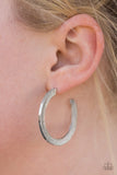 HAUTE Glam - Silver - Paparazzi Accessories - Earring