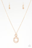 Timeless Trio - Gold - Paparazzi Accessories - Necklace