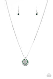 Front and CENTERED - Green - Paparazzi Accessories - Necklace