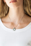 Front and CENTERED - Green - Paparazzi Accessories - Necklace