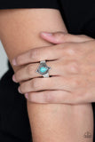 Mineral Minimalist - Blue - Paparazzi Accessories - Ring - Jewelry with Erin Binford