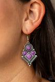 So Sonoran - Purple - Paparazzi Accessories - Earring - Jewelry with Erin Binford