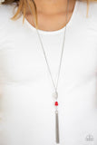 Wild Horse Wonder - Red - Paparazzi Accessories - Necklace