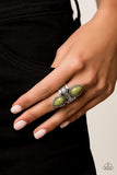 New Age Leader - Green - Paparazzi Accessories - Ring - Jewelry with Erin Binford