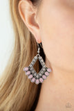 Just BEAM Happy - Pink - Paparazzi Accessories - Earring - Jewelry with Erin Binford