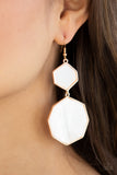 Vacation Glow - Rose Gold - Paparazzi Accessories -Earring