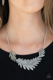 Queen of the QUILL - Silver - Paparazzi Accessories - Necklace