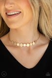 Dont Get Bent Out Of Shape - Gold - Paparazzi Accessories - Necklace