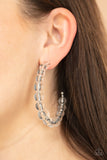 In The Clear - White - Paparazzi Accessories - Earring