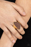 Perfectly Petrified - Gold - Paparazzi Accessories - Ring - Jewelry with Erin Binford