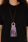 Crafty Couture - Purple - Paparazzi Accessories - Necklace