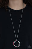 Harmonic Halos - Red - Paparazzi Accessories - Necklace - Jewelry with Erin Binford