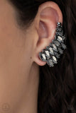 Explosive Elegance - Silver - Paparazzi Accessories - Earring