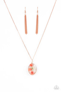 Sweet Sentiments - Copper - Paparazzi Accessories - Necklace