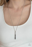 Tower Of Transcendence - Black - Paparazzi Accessories - Necklace