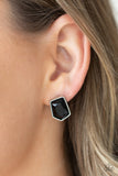 Indulge Me - Black - Paparazzi Accessories - Earring