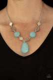 DEW What You Wanna DEW - Blue - Paparazzi Accessories - Necklace