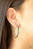 Somewhere Over the OMBRE - Blue - Paparazzi Accessories - Earring