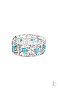 Cakewalk Dancing - Blue - Paparazzi Accessories - Bracelet - Jewelry with Erin Binford