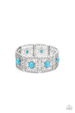 Cakewalk Dancing - Blue - Paparazzi Accessories - Bracelet - Jewelry with Erin Binford