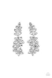 Frond Fairytale - White - Paparazzi Accessories - Earring