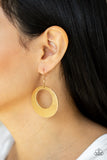 Outer Plains - Gold - Paparazzi Accessories - Earring - Jewelry with Erin Binford