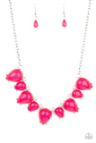 Pampered Poolside - Pink - Paparazzi Accessories - Necklace