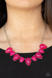 Pampered Poolside - Pink - Paparazzi Accessories - Necklace