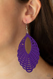 Tahiti Tankini - Purple - Paparazzi Accessories - Earring